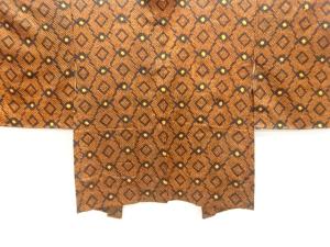 未使用品　本総絞り　菱模様羽織